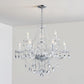 Saint Mossi® Modern Contemporary Elegant Crystal Glass Chandelier Pendant Ceiling Lighting Fixture - 9 Lights SM-DY-16127