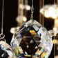 Saint Mossi 12-Lights Modern Chandelier K9 Crystal Chandelier Light Fixture by Raindrop Chandelier Design,Modern Flush Mount Ceiling Light Fixtures,H16" x W22" x L31"